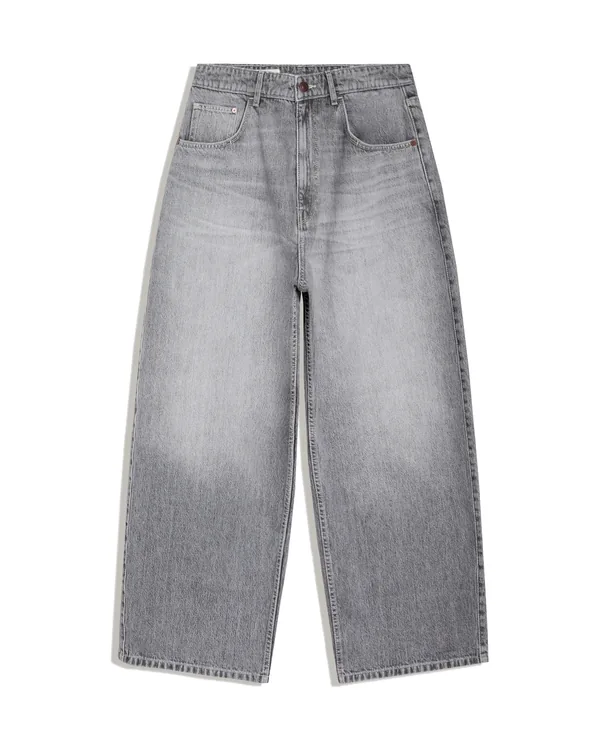 Bershka Super baggy jeans in Grey