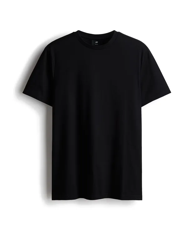 H&M Regular Fit T-shirt in Black